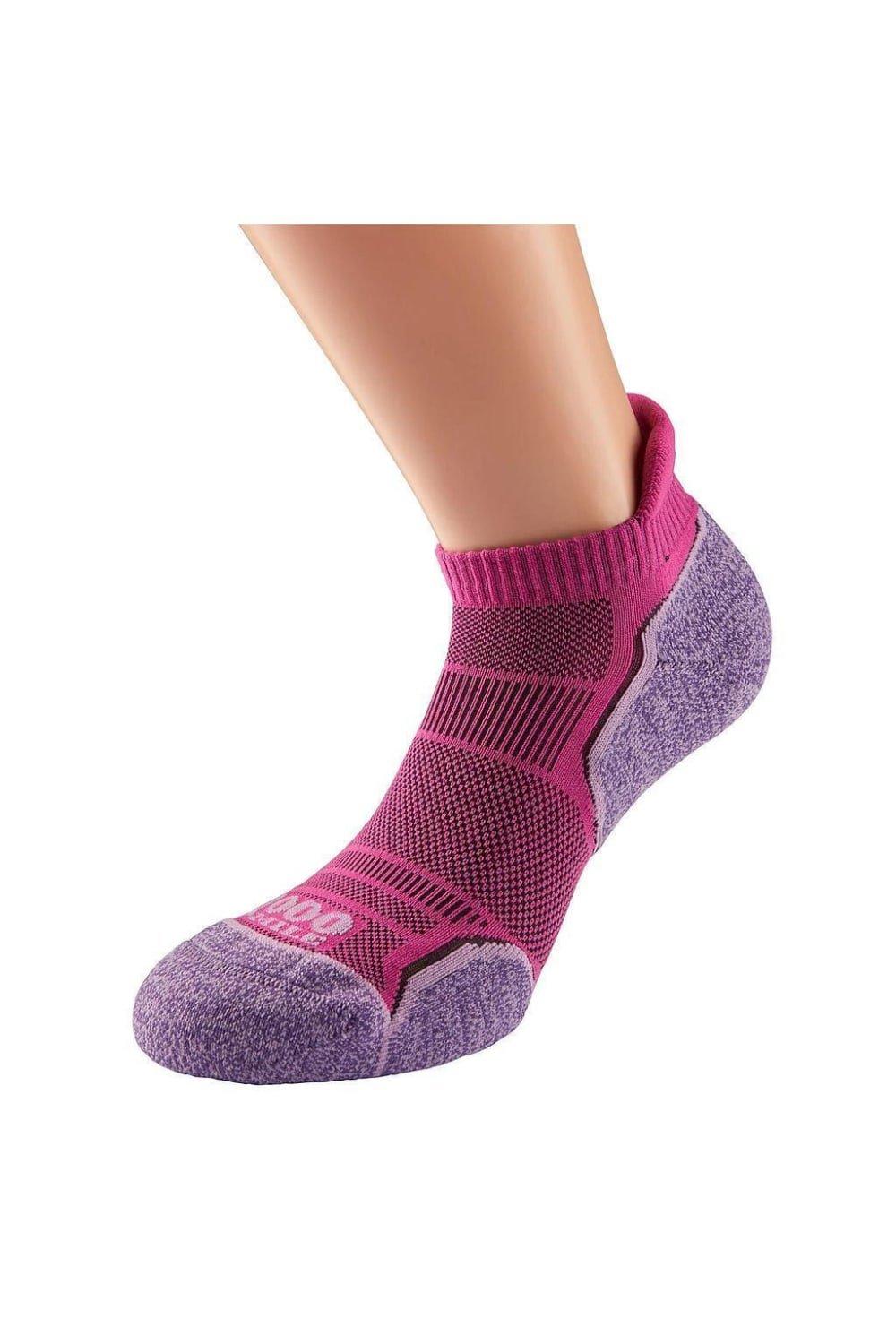 1000 Mile Women's Run Socks (Pack of 2)|Size: M|dark pink